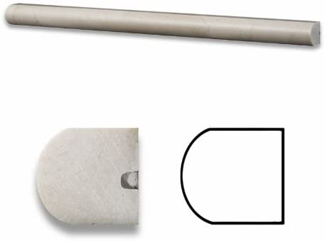 Crema Marfil Polished 3/4 x 12 Pencil Liner - Tilefornia