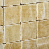 Honey Onyx 2x2 Polished Mosaics Meshed on 12" X 12" Sheet for Backsplash, Shower Walls, Bathroom Floors. Minimum Purchase 28 Sheets - Tilefornia