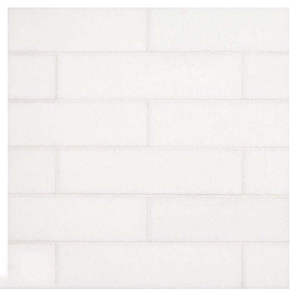 Tilefornia Thassos White 2x8 Subway Tile - Tilefornia
