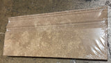 Walnut Travertine Honed 5 X 12 Baseboard Trim Molding - Tilefornia