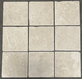 Turkish Crema Marfil Marble 4 X 4 Tumbled Field Tile - Lot of 50 sq. ft. - Tilefornia