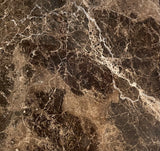 Emperador Dark Spanish Marble 12 X 12 Subway Field Tile, Polished - Tilefornia