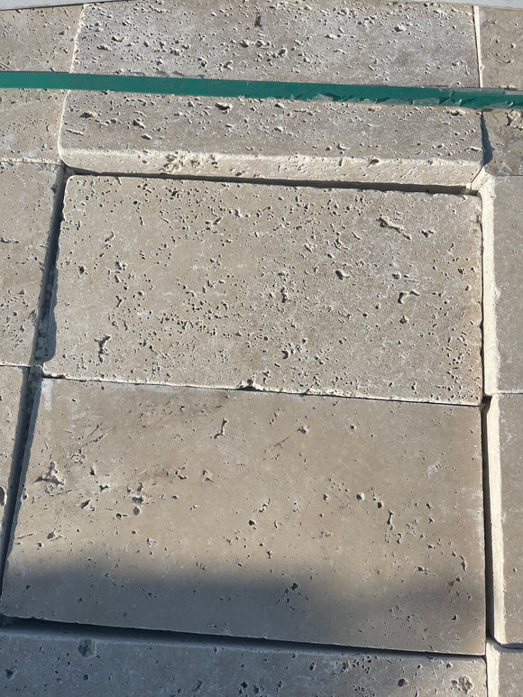 Walnut Travertine 6 X 12 Paver Field Tile 300 sq.ft. (600 pcs.) - Tilefornia