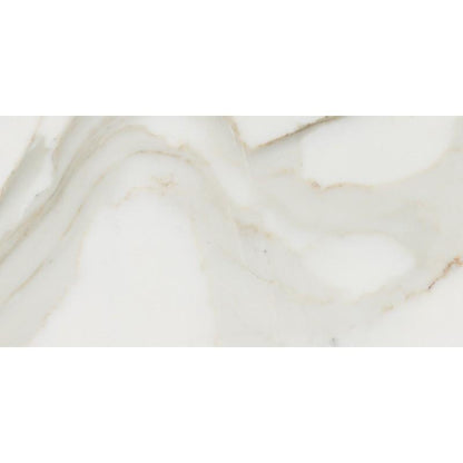 Tilefornia Calacatta Gold Marble 3"X6" Subway Field Tile Polished & Honed - Tilefornia