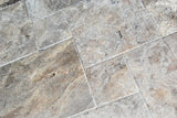 Silver Latte Travertine Brushed and Chiseled Versailles French Pattern Premium Quality Tiles (LOT of 200 SQ. FT. ( 25 BUNDLES )) - Tilefornia