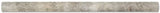 Silver Travertine 3/4 X 12 Bullnose Liner, Honed (4" Sample) - Tilefornia
