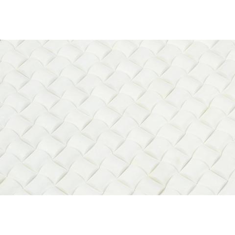 Tilefornia Thassos White 3D Small Bread Marble Mosaic - Tilefornia