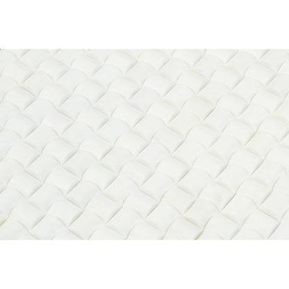 Tilefornia Thassos White 3D Small Bread Marble Mosaic - Tilefornia